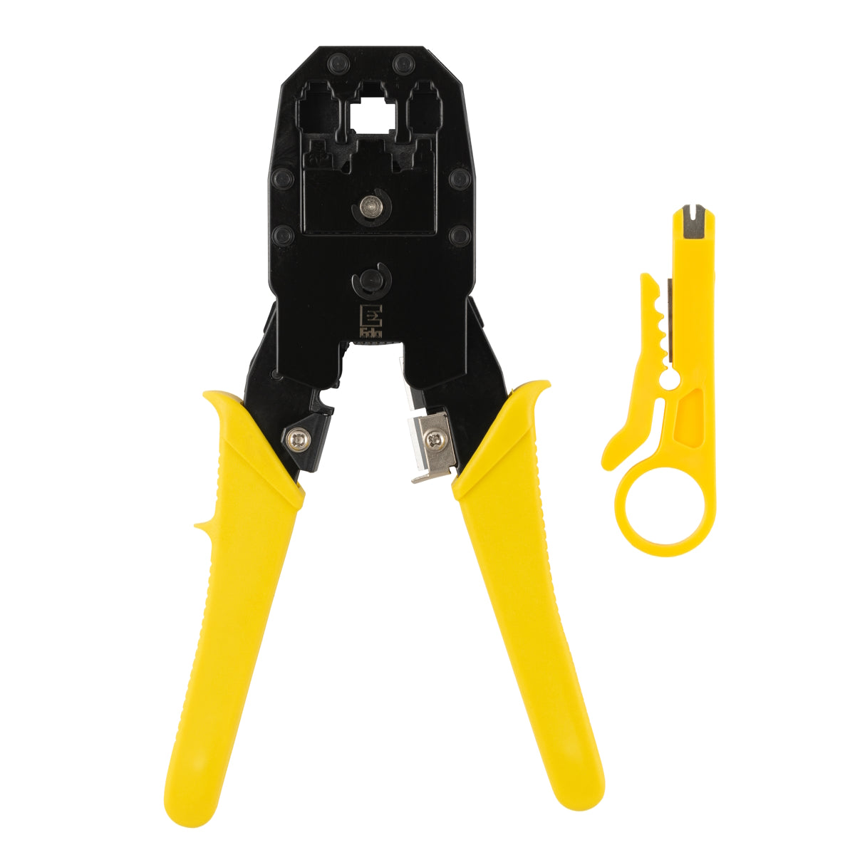 Alicate para Crimpar RJ11 RJ45 com Chave Keystone 0JB - FER-ALIC-RJ45-0JB - Comecx Labs