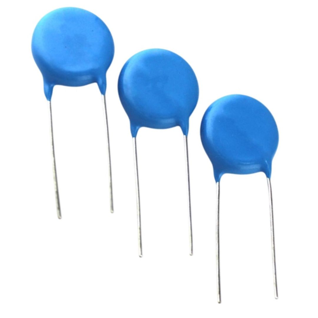 Kit com 20 Capacitores Cerâmicos 3.3nF 250V - KIT-CAP-CER-3K3-250V-20 - Comecx Labs
