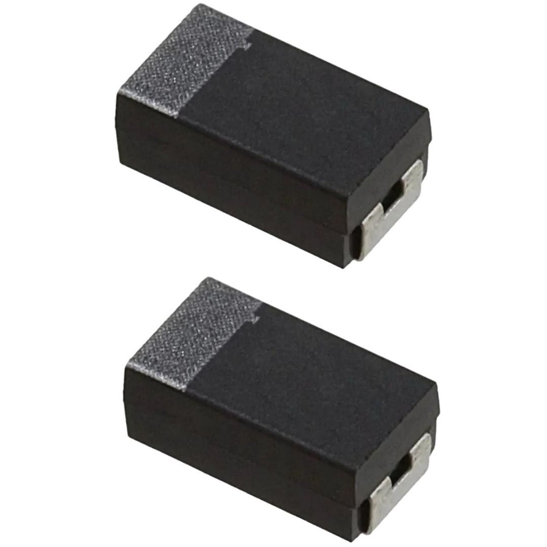 Kit com 20 Capacitores Tântalo SMD 47uF 6.3V 1206 - KIT-CAP-TANTALO-SMD-47UF-6V3-1206-20 - Comecx Labs