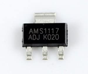 Kit com 10 Circuitos Integrados AMS1117-ADJ SOT-223 - KIT-CI-AMS1117-ADJ-SOT223-10 - Comecx Labs