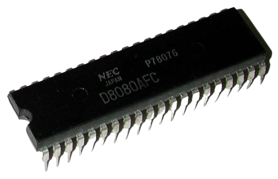Circuito Integrado D8080AFC DIP-40 PTH - CI-TECH-D8080AFC - Comecx Labs