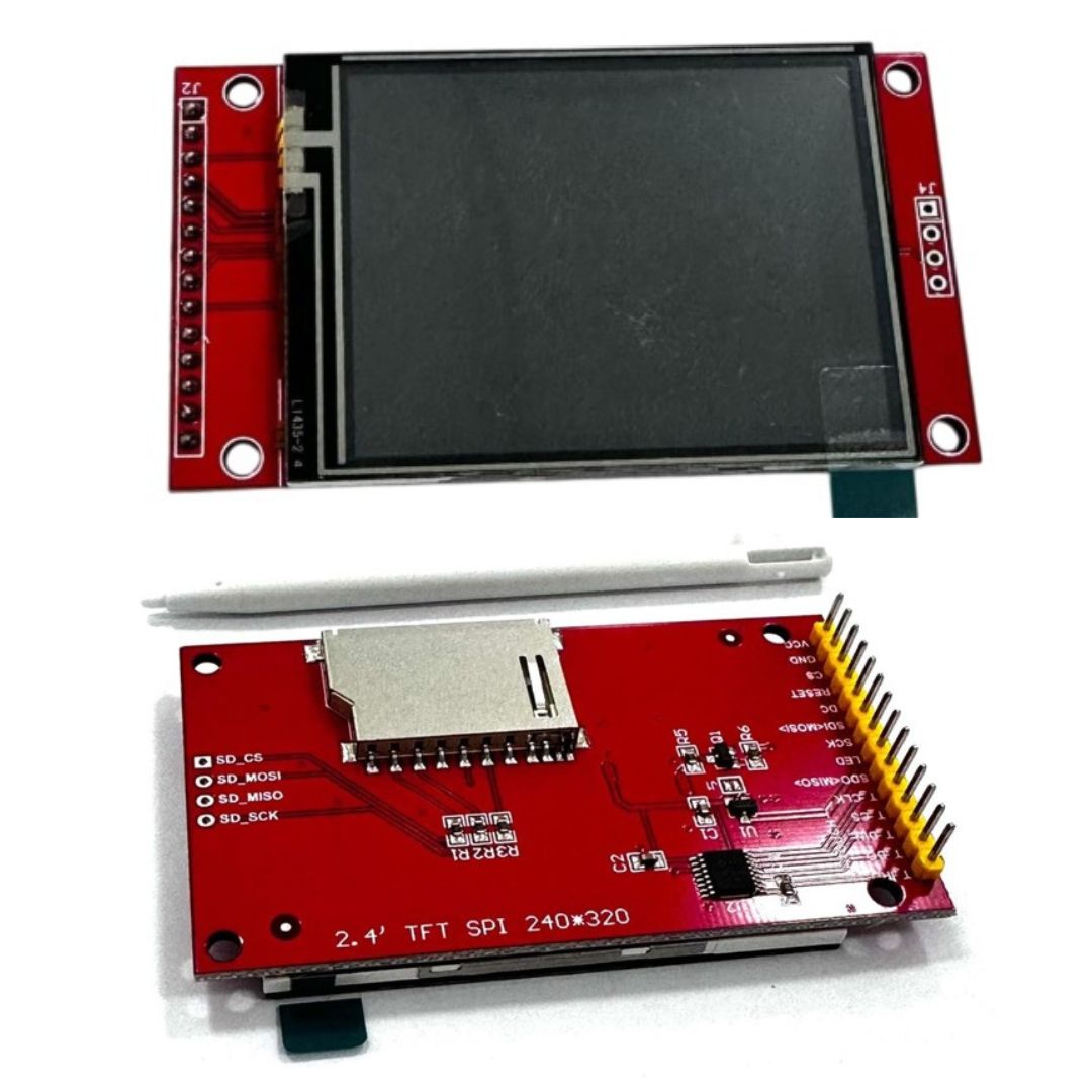 Display LCD TFT SPI 2.4 Touch ILI9341 com Caneta - MOD-DISP-TFT24-ILI9341 - Comecx Labs