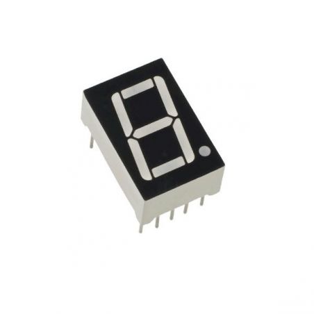 Display LED Cátodo WCN1-1039SR-C21 1 Dígito 0,39 - COMP-SENSOR-WCN1-1039SR-C21 - Comecx Labs