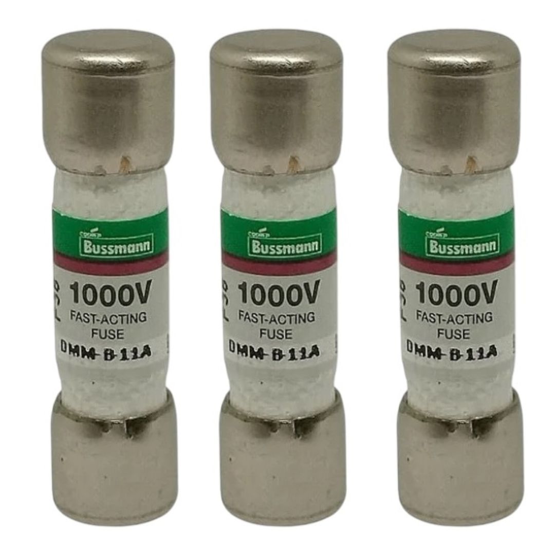 Fusível CC Cartucho Especializado 1000V 11A (DMM-B-11A) - MAN-PROT-FUSE-221512 - Comecx Labs