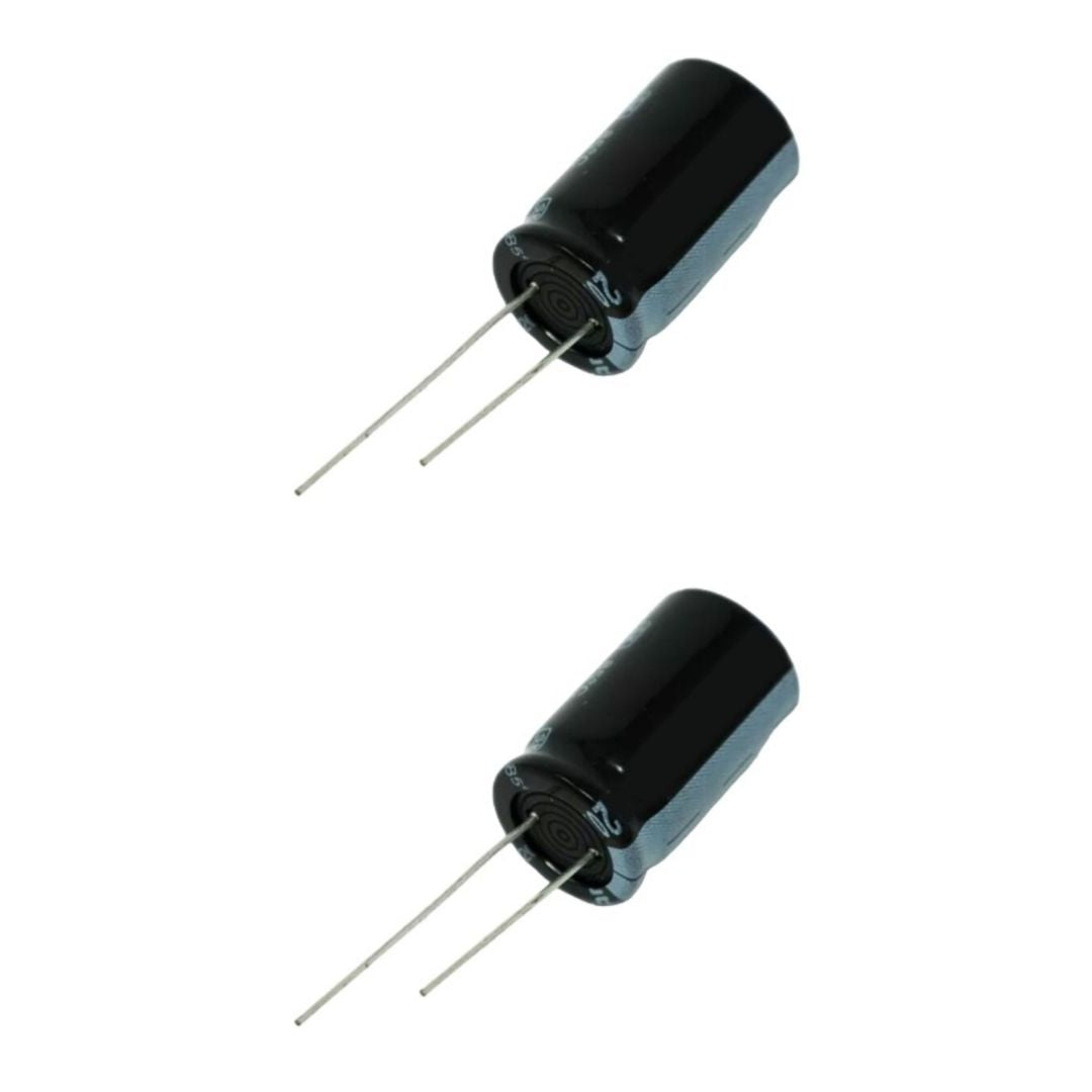 Kit com 50 Capacitores Eletrolíticos 470uF 10V 6.3x11 - KIT-CAP-ELET-470UF-10V-50 - imagem 1 - Comecx Labs