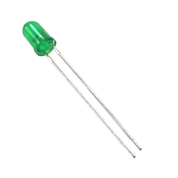 Kit com 50 LEDs Difuso Verde 3mm - KIT-SEMI-LED-DIFUSO-VERDE-3MM-50 - Comecx Labs