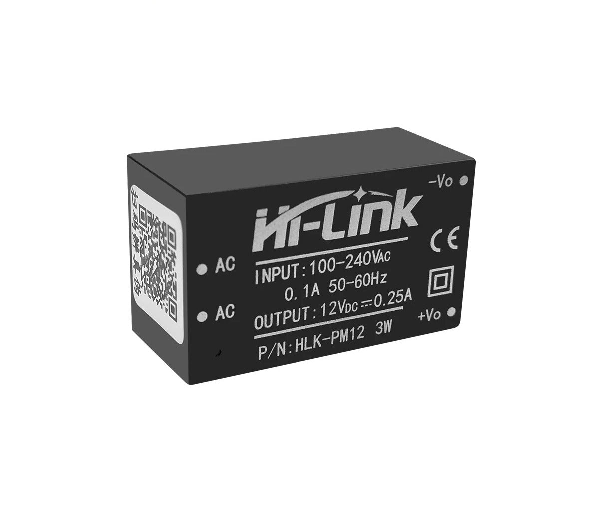 Módulo Mini Fonte Hi-Link 12V 3W 0.25A HLK-PM12 - ENE-FONTE-HLK-PM12-12V - Comecx Labs