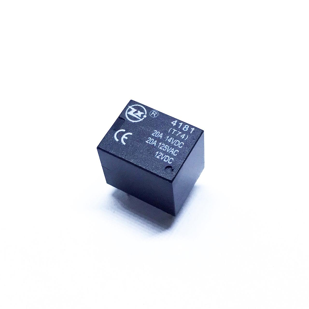 Rele 12v 20a 5 pinos 125v (T74) - Zx - MAN-PROT-RELAY-8055 - Comecx Labs
