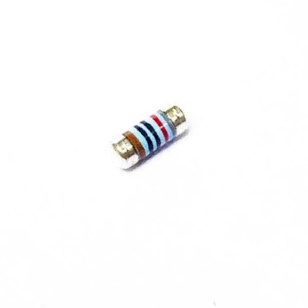 Resistor SMD Vishay MMA 0204-50 BO 820R 1% Mini-MELF - RES-MMA-0204-50-BO - Comecx Labs