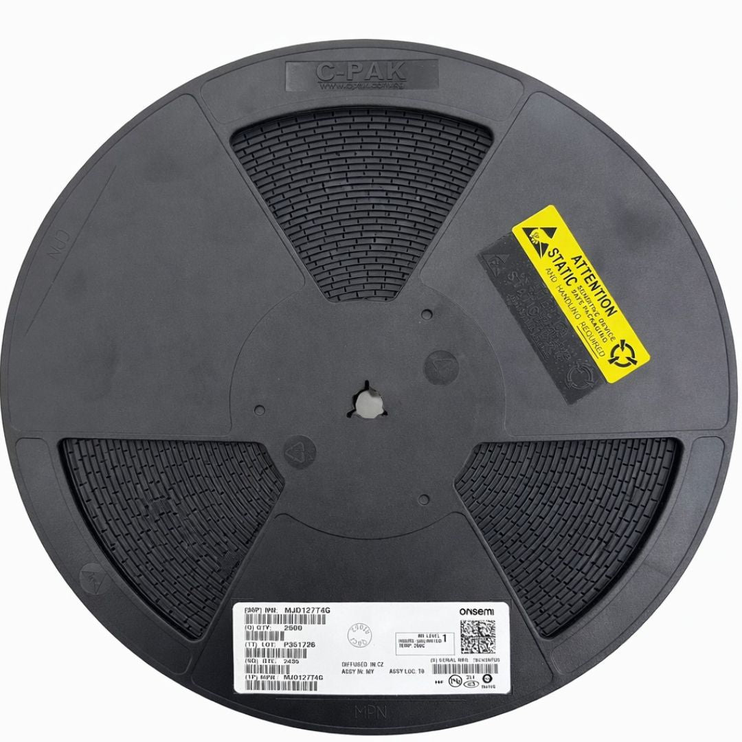 Rolo 2.500 peças - Transistor Darlington MJD127T4G SMD TO-252 DPAK ( J127G ) - SEMI-235000 - Comecx Labs