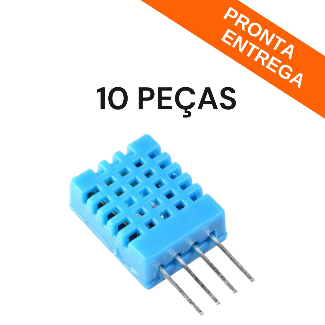 Sensor DHT11 de Temperatura e Umidade - Para Arduino e ESP32 - SNS-DHT11 - Comecx Labs