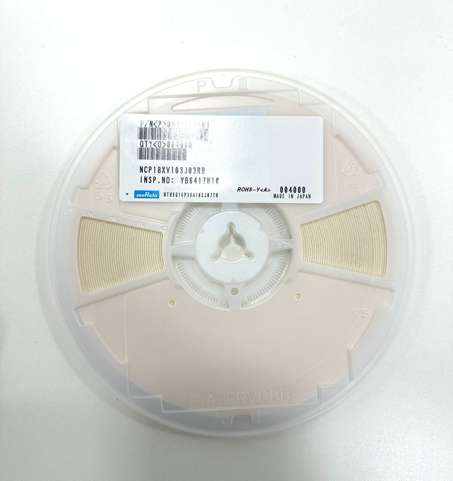 4.000 peças - Termistor NTC 10K OHM SMD 0603 (1608) 5% NCP18XV103J03RB (ROLO) - MAN-PROT-THERMAL-194932 - Comecx Labs
