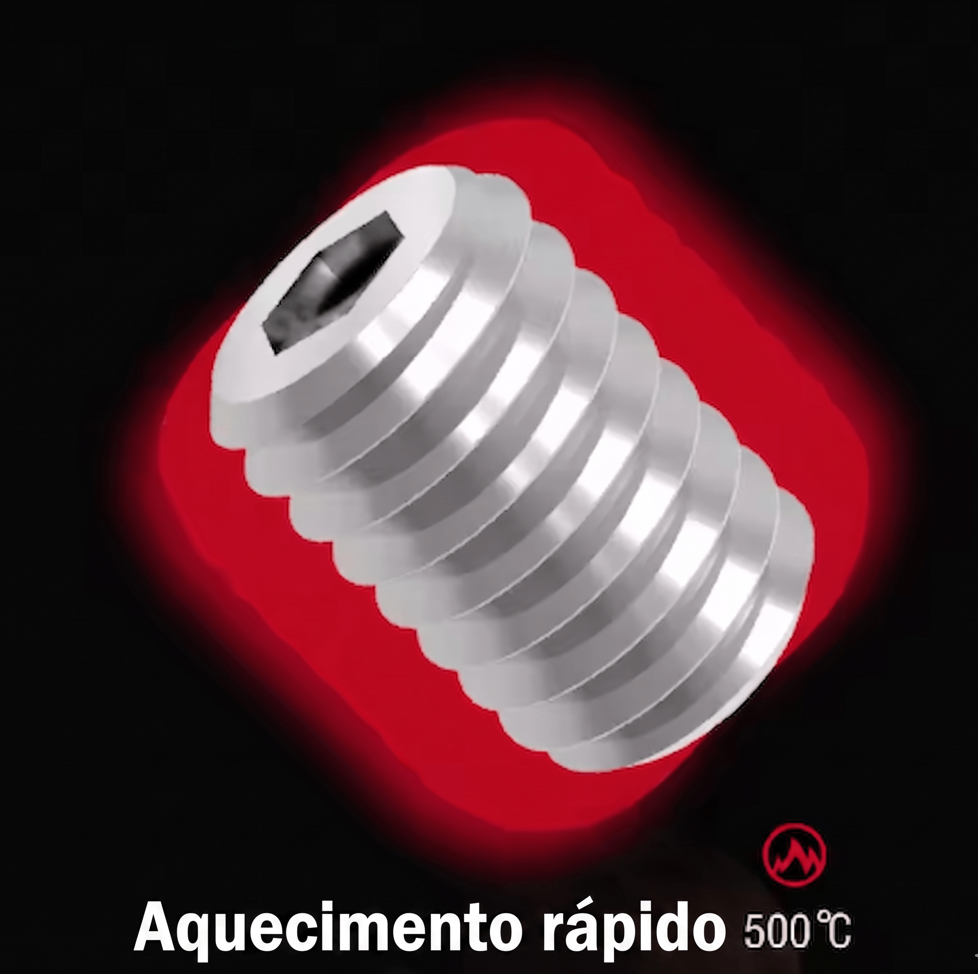 Adaptador Volcano para Bico V6 aquecimento rápido