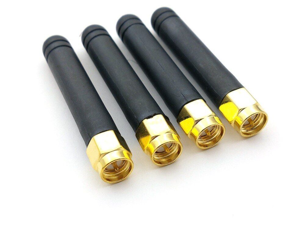 Antena 2dBi SMA GSM 868MHz 900MHz 915MHz Macho - IOT-ANT-GSM-868-915-2DBI - Comecx Labs