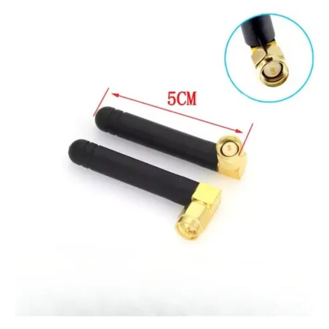 Antena em L Macho para GSM GPRS SIM900 - IOT-ANT-GSM-SIM900-L - Comecx Labs