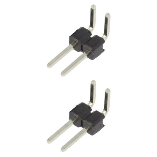 Barra de Pinos Connfly DS1022-1x2RUF11-B 2 Vias 90° - TERM-DS1022-1X2RUF11-B - Comecx Labs