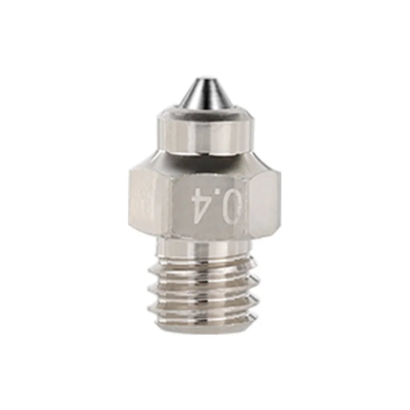 Bico Mellow DLC MK8 em aço endurecido e cobre para hotend CR10 - imagem 2 - Comecx Labs