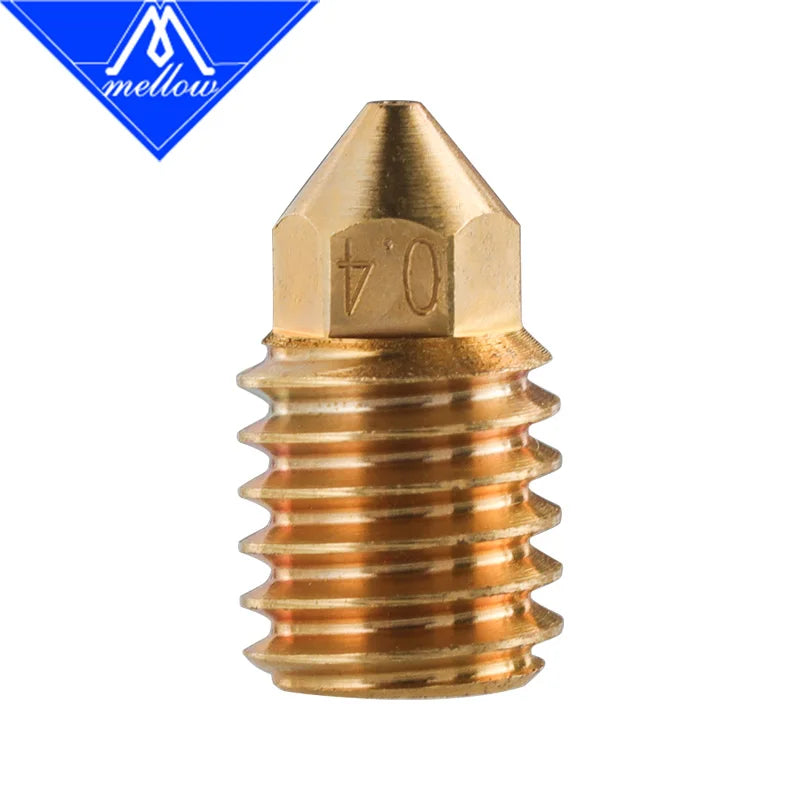 Bico Mellow NF TZ em aço endurecido para hotend TZ2.0 - imagem 3 - Comecx Labs