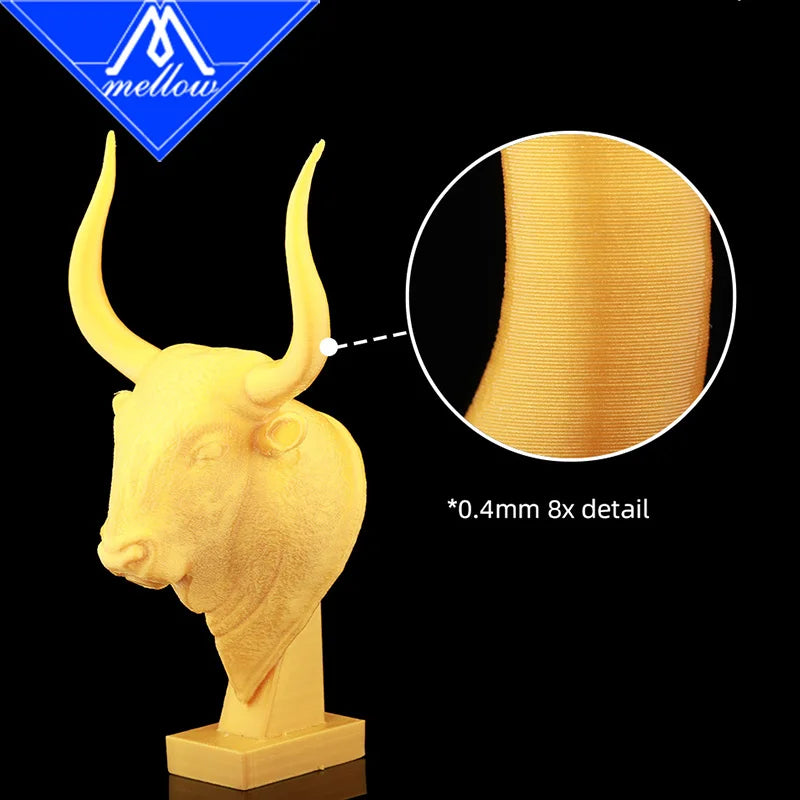 Bico Mellow NF TZ em aço endurecido para hotend TZ2.0 - imagem 5 - Comecx Labs