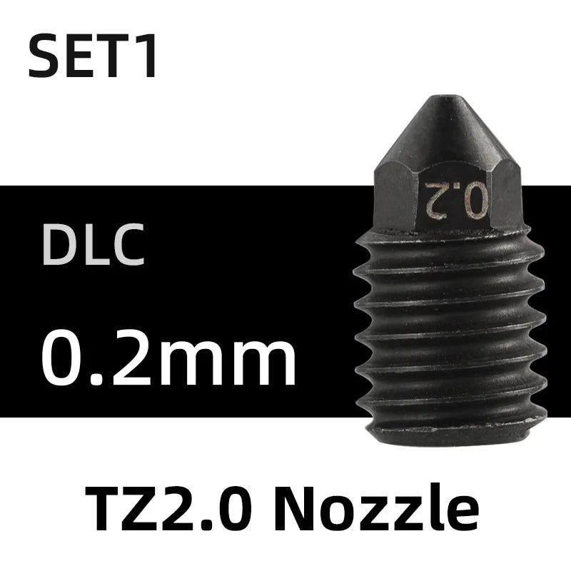 Bico Mellow NF TZ em aço endurecido para hotend TZ2.0 - imagem 22 - Comecx Labs