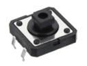 Botão Táctil 12x12x7,3mm com Haste Furada - Comecx Labs