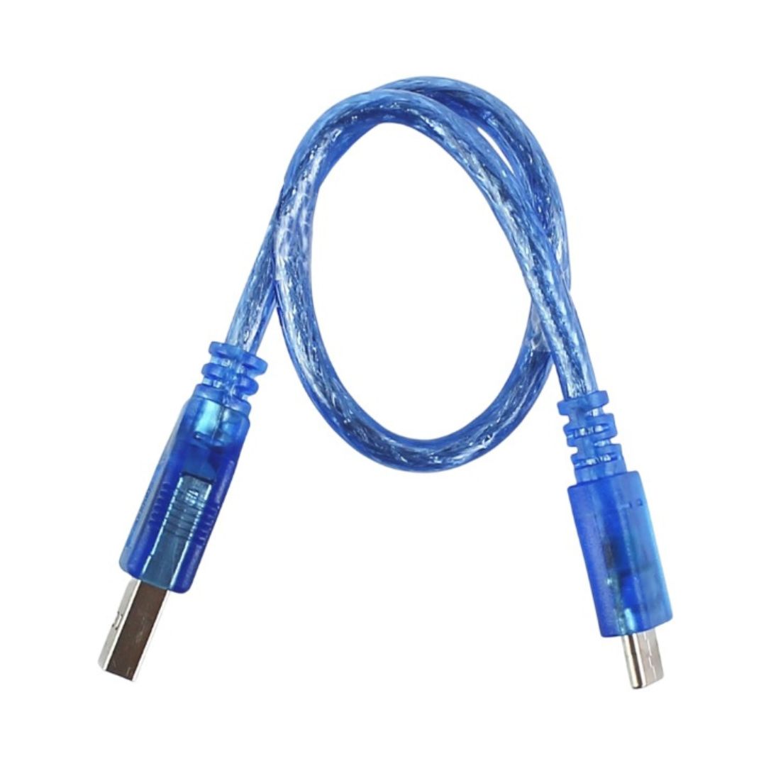 Cabo Micro USB Tipo-C Arduino 28cm - CBL-USBC-28CM - Comecx Labs