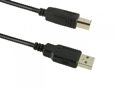 Cabo USB A Macho para B Macho 50cm Preto - Comecx Labs