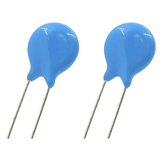 Kit com 50 Capacitores Cerâmicos Disco 100pF 1KV - KIT-CAP-CER-DISCO-100PF-1KV-50 - Comecx Labs