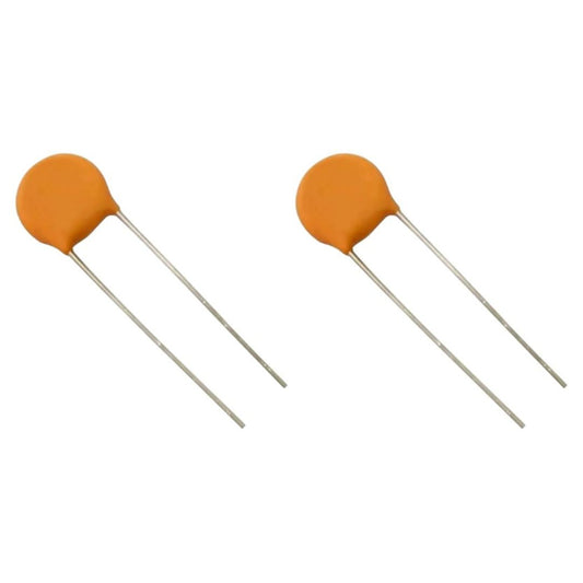 Kit com 50 Capacitores Cerâmicos Laranja 12pF 100V NP0 - KIT-CAP-CER-LARANJA-12PF-100V-NP0-50 - Comecx Labs