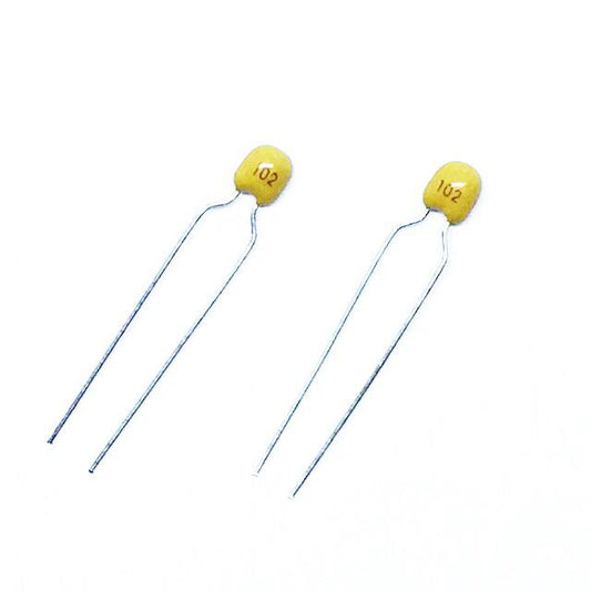 Kit com 50 Capacitores Cerâmicos Multicamadas 1nF 50V - KIT-CAP-CER-MULT-1NF-50V-50 - Comecx Labs