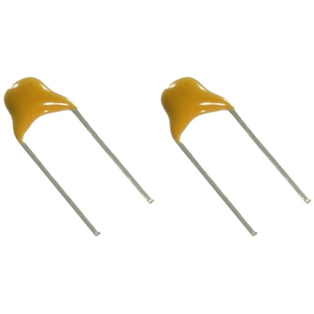 Capacitor Cerâmico Multicamadas 220nF 50V PTH Amarelo - CAP-214496 - Comecx Labs