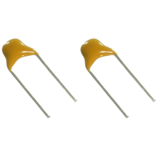 Capacitor Cerâmico Multicamadas 220nF 50V PTH Amarelo - CAP-214496 - Comecx Labs