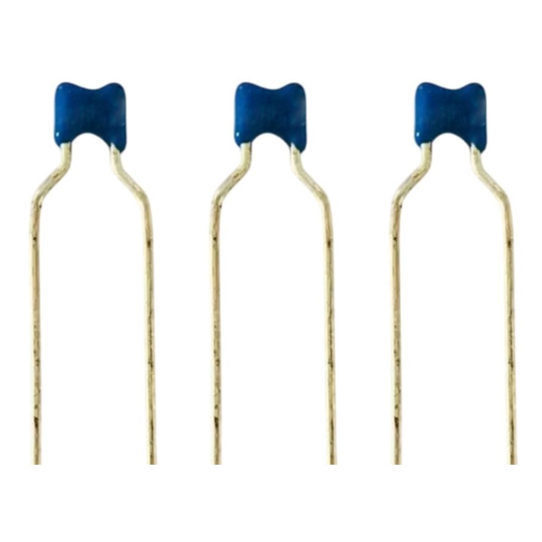 Kit com 50 Capacitores Cerâmicos Multicamadas 27nF 63V X7R - KIT-CAP-CER-MULT-27NF-63V-X7R-50 - Comecx Labs