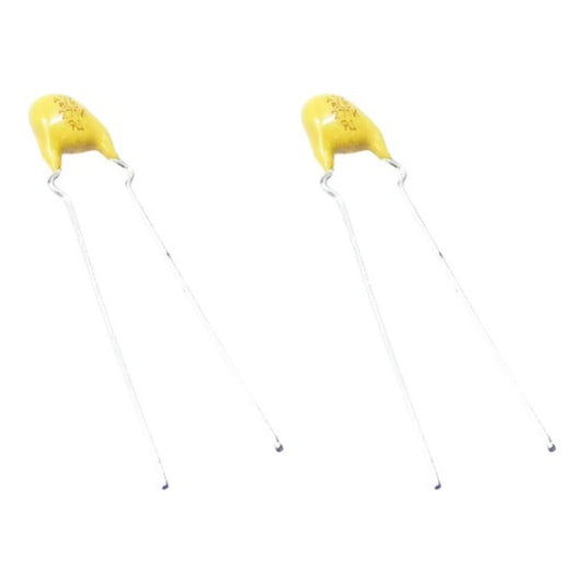 Kit com 10 Capacitores Cerâmicos Disco Multicamadas 270pF 2KV 6LS - KIT-CAP-CER-DISCO-MULT-270PF-2KV-B-10 - Comecx Labs