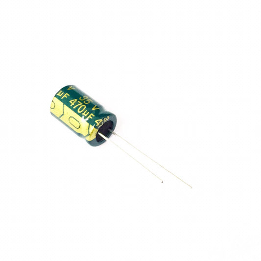 Kit com 20 Capacitores Eletrolíticos 470uF 35V Low ESR - KIT-CAP-ELET-470UF-35V-LOW-ESR-20 - Comecx Labs