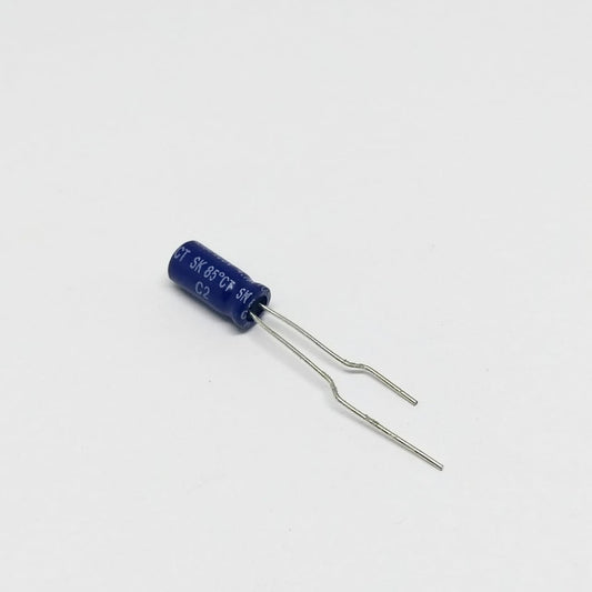 Kit com 50 Capacitores Eletrolíticos 4.7uF 100V Yageo - KIT-CAP-ELET-4-7UF-100V-YAGEO-50 - Comecx Labs
