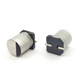 Kit com 20 Capacitores Eletrolíticos SMD 22uF 50V - KIT-CAP-ELET-SMD-22UF-50V-20 - Comecx Labs