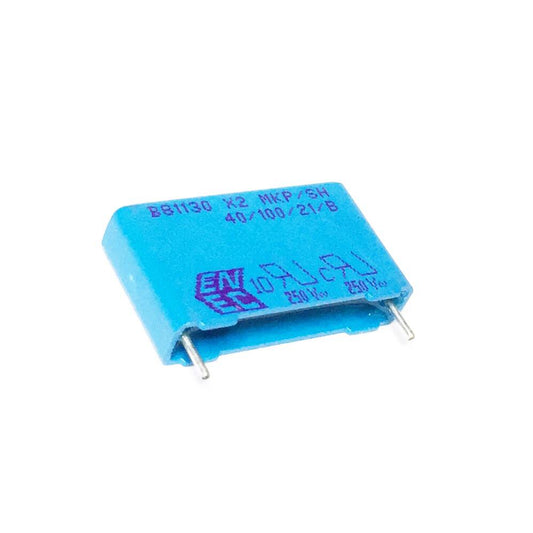 Capacitor Metal Filme Supressor X2 150nF 275V 20% - MAN-PROT-SURGE-27289 - Comecx Labs