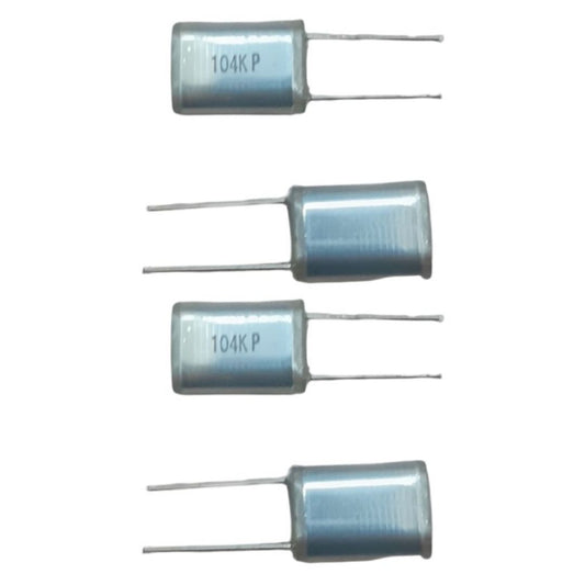 Kit com 50 Capacitores Poliéster 100nF 100V Nissei - KIT-CAP-POL-100NF-100V-NISSEI-50 - Comecx Labs