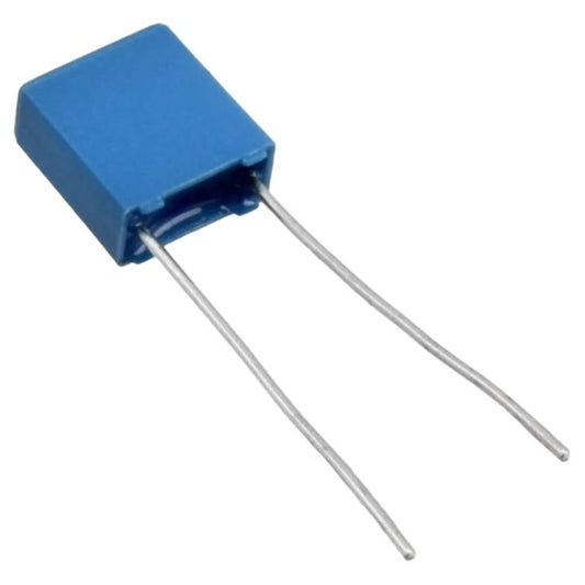 Kit com 20 Capacitores Poliéster 10nF 400V Passo 5mm - KIT-CAP-POL-10NF-400V-P5-20 - Comecx Labs