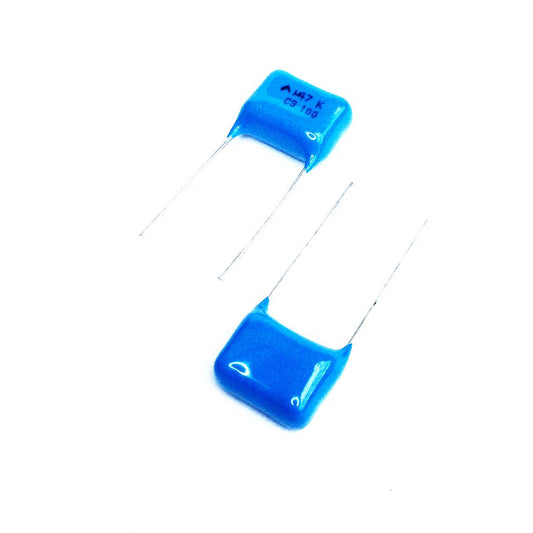 Kit com 50 Capacitores Poliéster 470nF 100V - KIT-CAP-POL-470NF-100V-50 - Comecx Labs