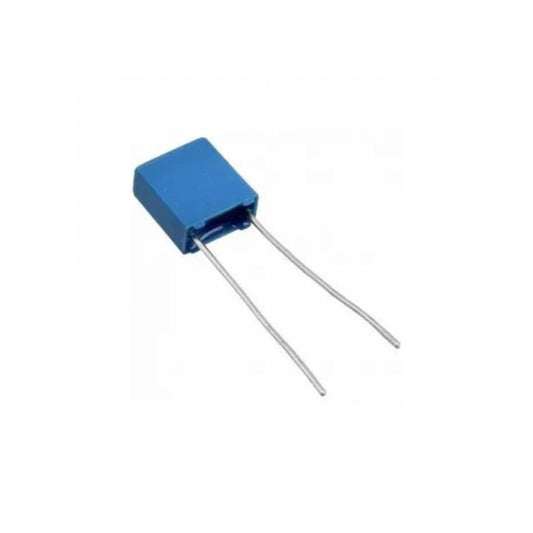 Kit com 5 Capacitores Poliéster Metal Film 4.7uF 50V - KIT-CAP-POL-MET-FILM-4-7UF-50V-5 - Comecx Labs