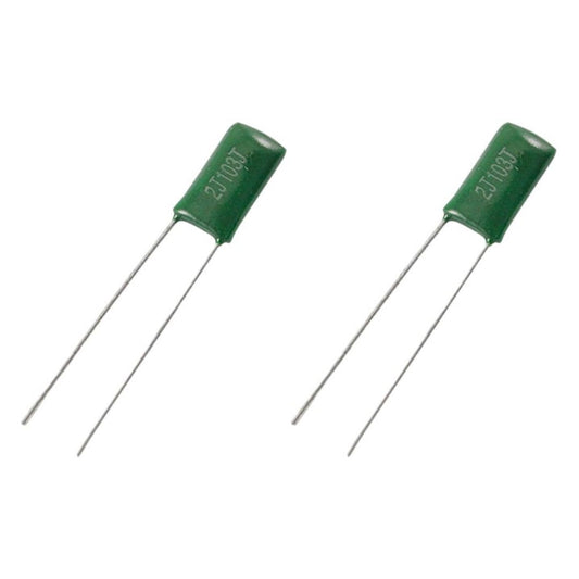 Kit com 20 Capacitores Poliéster Metalizado 10nF 630V - KIT-CAP-POL-MET-10NF-630V-20 - Comecx Labs