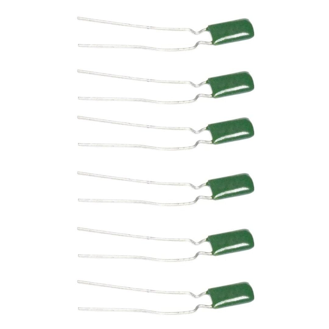 Kit com 20 Capacitores Poliéster Metalizado 1nF 100V - KIT-CAP-POL-MET-1NF-100V-20 - Comecx Labs