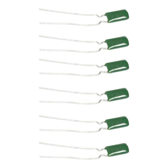 Kit com 20 Capacitores Poliéster Metalizado 1nF 100V - KIT-CAP-POL-MET-1NF-100V-20 - Comecx Labs