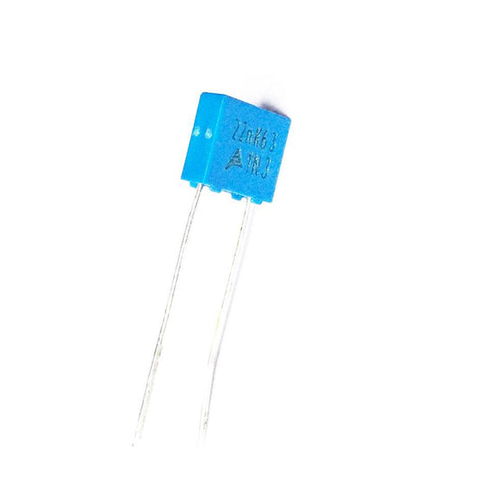 Kit com 20 Capacitores Poliéster Metalizado 22nF 63V - KIT-CAP-POL-MET-22NF-63V-20 - Comecx Labs