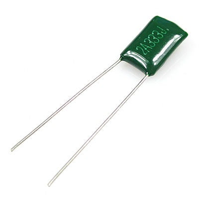 Kit com 50 Capacitores Poliéster Metalizado 33nF 100V - KIT-CAP-POL-MET-33NF-100V-50 - Comecx Labs