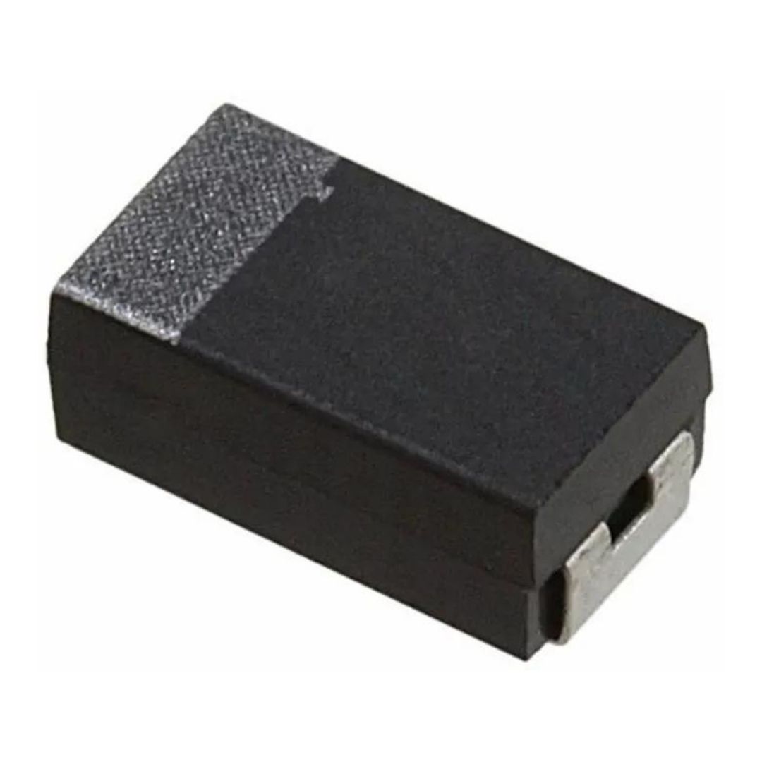 Kit com 10 Capacitores Tântalo SMD 22uF 16V Case B - KIT-CAP-TANTALO-SMD-22UF-16V-CASEB-10 - Comecx Labs