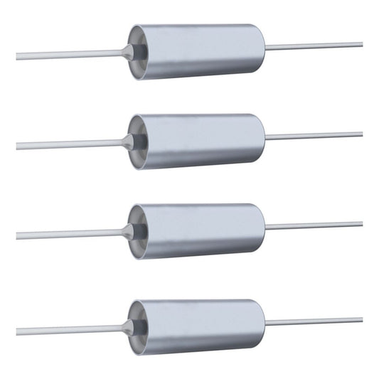 Kit com 5 Capacitores Tântalo Axiais 22uF 15V - KIT-CAP-TANTALO-AXIAL-22UF-15V-5 - Comecx Labs