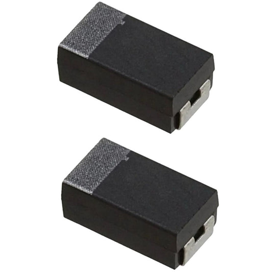 Kit com 10 Capacitores Tântalo SMD 1uF 16V Case A - KIT-CAP-TANTALO-SMD-1UF-16V-CASEA-10 - Comecx Labs